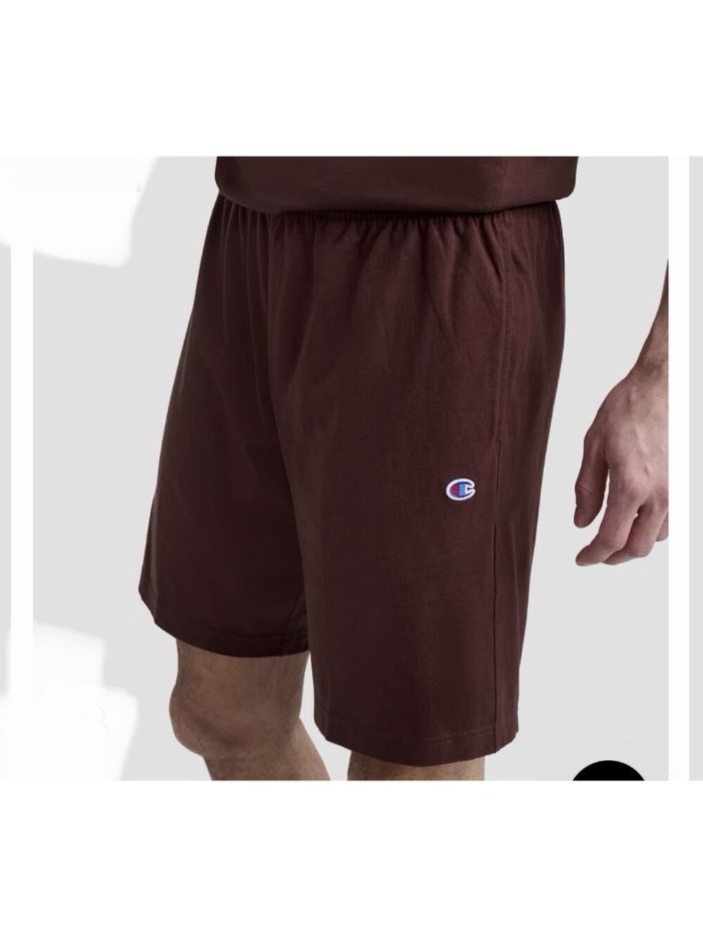 Champion 9" Lightweight Everyday Cotton Lounge Shorts C Patch Logo XL